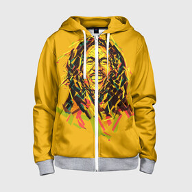 Детская толстовка 3D на молнии с принтом bob marley в городе Новоалтайск, 100% полиэстер |  манжеты и пояс оформлены широкой мягкой резинкой, двухслойный капюшон со шнурком для регулировки, спереди карманы и застежка-молния
 | гитарист | марли | музыкант | неста | регги | роберт