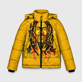 Зимняя куртка для мальчиков 3D с принтом bob marley в городе Новоалтайск, ткань верха — 100% полиэстер; подклад — 100% полиэстер, утеплитель — 100% полиэстер | длина ниже бедра, удлиненная спинка, воротник стойка и отстегивающийся капюшон. Есть боковые карманы с листочкой на кнопках, утяжки по низу изделия и внутренний карман на молнии. 

Предусмотрены светоотражающий принт на спинке, радужный светоотражающий элемент на пуллере молнии и на резинке для утяжки | гитарист | марли | музыкант | неста | регги | роберт
