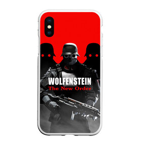 Чехол для iPhone XS Max матовый с принтом Wolfenstein The New Order в городе Новоалтайск, Силикон | Область печати: задняя сторона чехла, без боковых панелей | game | вильгельм череп штрассе | вольфенштайн: новый порядок | игра | игрок | молот евы | оружие | уильям бласковиц | шутер