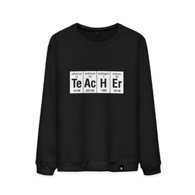 Мужской свитшот хлопок с принтом Учитель в городе Новоалтайск, 100% хлопок |  | 