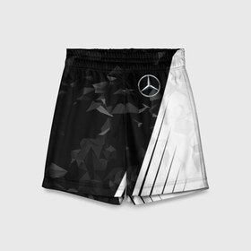 Детские спортивные шорты 3D с принтом MERCEDES BENZ SPORT в городе Новоалтайск,  100% полиэстер
 | пояс оформлен широкой мягкой резинкой, ткань тянется
 | mercedes | марка | машины | мерседес