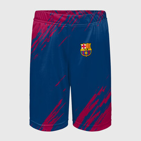 Детские спортивные шорты 3D с принтом FC Barca 2018 Original в городе Новоалтайск,  100% полиэстер
 | пояс оформлен широкой мягкой резинкой, ткань тянется
 | Тематика изображения на принте: fc | fc barcelona | fcb | fly emirates | ronaldo | абстракция | барселона | геометрия | зож | клуб | линии | месси | модные | мяч | реал мадрид | спорт | спортивные | тренды | футбол | футбольный клуб | эмблема