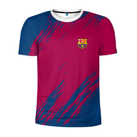 Мужская футболка 3D спортивная с принтом FC Barca 2018 Original в городе Новоалтайск, 100% полиэстер с улучшенными характеристиками | приталенный силуэт, круглая горловина, широкие плечи, сужается к линии бедра | fc | fc barcelona | fcb | fly emirates | ronaldo | абстракция | барселона | геометрия | зож | клуб | линии | месси | модные | мяч | реал мадрид | спорт | спортивные | тренды | футбол | футбольный клуб | эмблема
