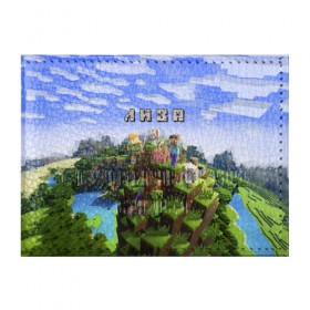 Обложка для студенческого билета с принтом Лиза - Minecraft в городе Новоалтайск, натуральная кожа | Размер: 11*8 см; Печать на всей внешней стороне | minecraft | добывать | елизавета | игра | игрушка | имя | компьютерная | кубики | лиза | лизка | лизок | лизочка | майкрафт | майн крафт | майнкрафт | пиксели | пиксель | ремесло | с именем | шахта
