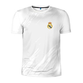 Мужская футболка 3D спортивная с принтом Real Madrid 2018 Original в городе Новоалтайск, 100% полиэстер с улучшенными характеристиками | приталенный силуэт, круглая горловина, широкие плечи, сужается к линии бедра | emirates | fc | real madrid | абстракция | реал мадрид | футбол | футбольный клуб | эмблема