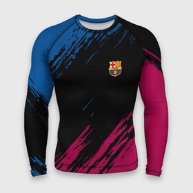 Мужской рашгард 3D с принтом FC BARCELONA (BARCA) | ФК БАРСЕЛОНА в городе Новоалтайск,  |  | fc barcelona | fcb | барселона | спорт | спортивные | футбол | футбольный клуб