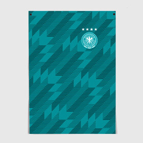 Постер с принтом Germany away WC 2018 в городе Новоалтайск, 100% бумага
 | бумага, плотность 150 мг. Матовая, но за счет высокого коэффициента гладкости имеет небольшой блеск и дает на свету блики, но в отличии от глянцевой бумаги не покрыта лаком | cup | fifa | world | германия | мира | фифа | чемпионат | чемпионы
