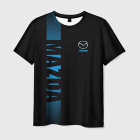 Мужская футболка 3D с принтом MAZDA SPORT в городе Новоалтайск, 100% полиэфир | прямой крой, круглый вырез горловины, длина до линии бедер | mazda | автомобиль | автомобильные | мазда | машина