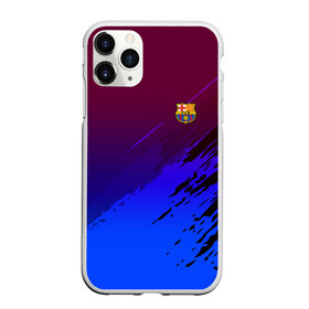 Чехол для iPhone 11 Pro матовый с принтом FC Barcelona SPORT в городе Новоалтайск, Силикон |  | football | soccer | разноцветный