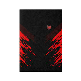 Обложка для паспорта матовая кожа с принтом ARSENAL 2018 SPORT в городе Новоалтайск, натуральная матовая кожа | размер 19,3 х 13,7 см; прозрачные пластиковые крепления | football | soccer | арсенал