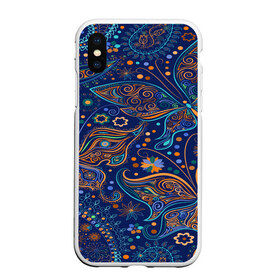 Чехол для iPhone XS Max матовый с принтом Необычные узоры в городе Новоалтайск, Силикон | Область печати: задняя сторона чехла, без боковых панелей | Тематика изображения на принте: cucumber | flower | gherkin | ornament | pattern | гжель | орнамент | текстура | турецкий огурец | узоры | цветок | цветочный | этнический узор