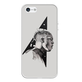 Чехол для iPhone 5/5S матовый с принтом XXXtentacion в городе Новоалтайск, Силикон | Область печати: задняя сторона чехла, без боковых панелей | at  me | freex | look | revenge | tentacion | xxx | xxxtentacion | аниме | джасей | дуэйн | икс | нарисованный | онфрой | рисунок | тейтейшн | тент | тентаньсьен | тентасьён | тентасьон | тентейшен | тентейшн | триисковый