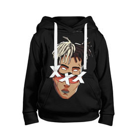 Детская толстовка 3D с принтом XXXtentacion в городе Новоалтайск, 100% полиэстер | двухслойный капюшон со шнурком для регулировки, мягкие манжеты на рукавах и по низу толстовки, спереди карман-кенгуру с мягким внутренним слоем | anime | at  me | freex | look | revenge | tentacion | xxx | xxxtentacion | аниме | джасей | дуэйн | икс | нарисованный | онфрой | рисунок | тейте | тент | тентаньсьен | тентасьён | тентасьон | тентейшен | тентейшн | триисковый