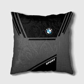 Подушка 3D с принтом BMW SPORT в городе Новоалтайск, наволочка – 100% полиэстер, наполнитель – холлофайбер (легкий наполнитель, не вызывает аллергию). | состоит из подушки и наволочки. Наволочка на молнии, легко снимается для стирки | bmw | бмв | марка | машины