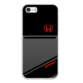 Чехол для iPhone 5/5S матовый с принтом HONDA SPORT в городе Новоалтайск, Силикон | Область печати: задняя сторона чехла, без боковых панелей | honda | марка | машины | хонда