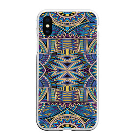 Чехол для iPhone XS Max матовый с принтом Psyhodelica в городе Новоалтайск, Силикон | Область печати: задняя сторона чехла, без боковых панелей | abstraction | geometry | optic | optical | visual | абстракция | геометрия | движение | линии | оптический узор | психоделика | текстуры