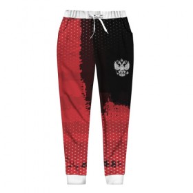 Женские брюки 3D с принтом Russia Sport collection в городе Новоалтайск, полиэстер 100% | прямой крой, два кармана без застежек по бокам, с мягкой трикотажной резинкой на поясе и по низу штанин. В поясе для дополнительного комфорта — широкие завязки | abstraction | grunge | russia | sport | абстракция | герб | краска | русский | символика рф | спорт | спортивный | триколор | униформа | форма | я русский