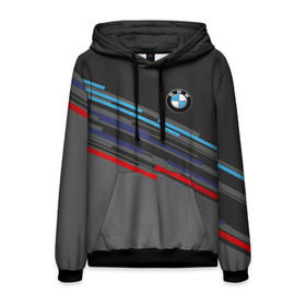 Мужская толстовка 3D с принтом BMW BRAND COLOR в городе Новоалтайск, 100% полиэстер | двухслойный капюшон со шнурком для регулировки, мягкие манжеты на рукавах и по низу толстовки, спереди карман-кенгуру с мягким внутренним слоем. | Тематика изображения на принте: bmw | бмв | марка | машины