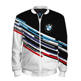 Мужской бомбер 3D с принтом BMW BRAND COLOR в городе Новоалтайск, 100% полиэстер | застегивается на молнию, по бокам два кармана без застежек, по низу бомбера и на воротнике - эластичная резинка | bmw | бмв | марка | машины