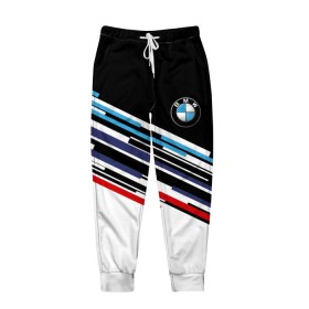 Мужские брюки 3D с принтом BMW BRAND COLOR в городе Новоалтайск, 100% полиэстер | манжеты по низу, эластичный пояс регулируется шнурком, по бокам два кармана без застежек, внутренняя часть кармана из мелкой сетки | bmw | бмв | марка | машины
