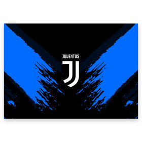 Поздравительная открытка с принтом JUVENTUS SPORT в городе Новоалтайск, 100% бумага | плотность бумаги 280 г/м2, матовая, на обратной стороне линовка и место для марки
 | Тематика изображения на принте: football | soccer | ювентус