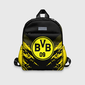 Детский рюкзак 3D с принтом BORUSSIA SPORT в городе Новоалтайск, 100% полиэстер | лямки с регулируемой длиной, сверху петелька, чтобы рюкзак можно было повесить на вешалку. Основное отделение закрывается на молнию, как и внешний карман. Внутри дополнительный карман. По бокам два дополнительных кармашка | football | soccer | боруссия