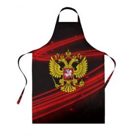 Фартук 3D с принтом Russia collection 2018 в городе Новоалтайск, 100% полиэстер | общий размер — 65 х 85 см, ширина нагрудника — 26 см, горловина — 53 см, длина завязок — 54 см, общий обхват в поясе — 173 см. Принт на завязках и на горловине наносится с двух сторон, на основной части фартука — только с внешней стороны | abstraction | grunge | russia | sport | абстракция | герб | краска | русский | символика рф | спорт | спортивный | триколор | униформа | форма | я русский