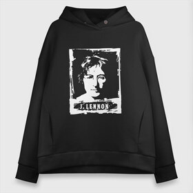 Женское худи Oversize хлопок с принтом J Lennon в городе Новоалтайск, френч-терри — 70% хлопок, 30% полиэстер. Мягкий теплый начес внутри —100% хлопок | боковые карманы, эластичные манжеты и нижняя кромка, капюшон на магнитной кнопке | beatles | the beatles | бителз | бителс | битлз | битлс | битлы | группа | джон леннон | джордж харрисон | жуки | зе | ливерпульская четвёрка | мерсибит | пол маккартни | поп | ринго старр | рок