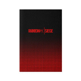 Обложка для паспорта матовая кожа с принтом RAINBOW SIX SIEGE OUTBREAK в городе Новоалтайск, натуральная матовая кожа | размер 19,3 х 13,7 см; прозрачные пластиковые крепления | cybersport | esports | pro league | r6 | rainbow | rainbow six | siege | six | weapon | армия | боевик | военные | война | игры | киберспорт | логотип | модные | оперативники | оружие | радуга | черный белый | шутер