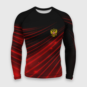 Мужской рашгард 3D с принтом Russia Sport 2018 uniform в городе Новоалтайск,  |  | Тематика изображения на принте: abstraction | grunge | russia | sport | абстракция | герб | краска | русский | символика рф | спорт | спортивный | триколор | униформа | форма | я русский