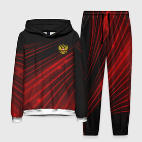 Мужской костюм 3D (с толстовкой) с принтом Russia Sport 2018 uniform в городе Новоалтайск,  |  | Тематика изображения на принте: abstraction | grunge | russia | sport | абстракция | герб | краска | русский | символика рф | спорт | спортивный | триколор | униформа | форма | я русский