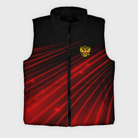 Мужской жилет утепленный 3D с принтом Russia Sport 2018 uniform в городе Новоалтайск,  |  | Тематика изображения на принте: abstraction | grunge | russia | sport | абстракция | герб | краска | русский | символика рф | спорт | спортивный | триколор | униформа | форма | я русский
