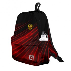 Рюкзак 3D с принтом Russia Sport 2018 uniform в городе Новоалтайск, 100% полиэстер | лямки с регулируемой длиной, сверху петелька, чтобы рюкзак можно было повесить на вешалку. Основное отделение закрывается на молнию, как и внешний карман. Внутри два дополнительных кармана, один из которых закрывается на молнию. По бокам два дополнительных кармашка | abstraction | grunge | russia | sport | абстракция | герб | краска | русский | символика рф | спорт | спортивный | триколор | униформа | форма | я русский