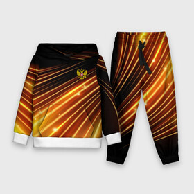 Детский костюм 3D (с толстовкой) с принтом Russia Sport 2018 uniform в городе Новоалтайск,  |  | Тематика изображения на принте: abstraction | grunge | russia | sport | абстракция | герб | краска | русский | символика рф | спорт | спортивный | триколор | униформа | форма | я русский