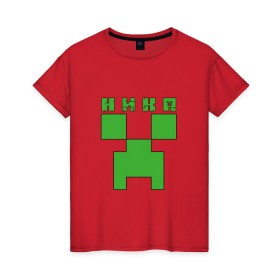 Женская футболка хлопок с принтом Ника - Minecraft в городе Новоалтайск, 100% хлопок | прямой крой, круглый вырез горловины, длина до линии бедер, слегка спущенное плечо | minecraft | вера | вероника | добывать | игра | игрушка | имя | компьютерная | кубики | майкрафт | майн крафт | майнкрафт | ника | никуля | никуся | пиксели | пиксель | ремесло | с именем | шахта