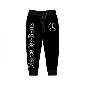 Детские брюки 3D с принтом Mercedes-Benz в городе Новоалтайск, 100% полиэстер | манжеты по низу, эластичный пояс регулируется шнурком, по бокам два кармана без застежек, внутренняя часть кармана из мелкой сетки | benz | mercedes | mercedes benz | бенц | мерс | мерседес