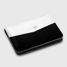 Картхолдер с принтом с принтом MERCEDES BENZ SPORT в городе Новоалтайск, натуральная матовая кожа | размер 7,3 х 10 см; кардхолдер имеет 4 кармана для карт; | Тематика изображения на принте: mercedes | марка | машины | мерседес