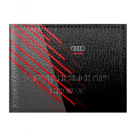 Обложка для студенческого билета с принтом AUDI SPORT в городе Новоалтайск, натуральная кожа | Размер: 11*8 см; Печать на всей внешней стороне | auto | авто | ауди