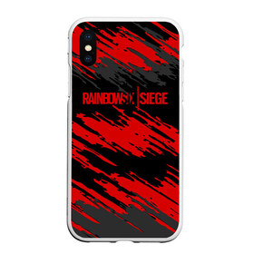 Чехол для iPhone XS Max матовый с принтом RAINBOW SIX SIEGE OUTBREAK в городе Новоалтайск, Силикон | Область печати: задняя сторона чехла, без боковых панелей | rainbow | rainbow six | siege | six | игры | шутер