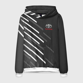 Мужская толстовка 3D с принтом TOYOTA SPORT в городе Новоалтайск, 100% полиэстер | двухслойный капюшон со шнурком для регулировки, мягкие манжеты на рукавах и по низу толстовки, спереди карман-кенгуру с мягким внутренним слоем. | Тематика изображения на принте: auto | sport | toyota | авто | автомобиль | автомобильные | бренд | марка | машины | спорт | тойота