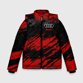 Зимняя куртка для мальчиков 3D с принтом AUDI SPORT в городе Новоалтайск, ткань верха — 100% полиэстер; подклад — 100% полиэстер, утеплитель — 100% полиэстер | длина ниже бедра, удлиненная спинка, воротник стойка и отстегивающийся капюшон. Есть боковые карманы с листочкой на кнопках, утяжки по низу изделия и внутренний карман на молнии. 

Предусмотрены светоотражающий принт на спинке, радужный светоотражающий элемент на пуллере молнии и на резинке для утяжки | auto | авто | ауди