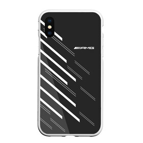 Чехол для iPhone XS Max матовый с принтом AMG SPORT в городе Новоалтайск, Силикон | Область печати: задняя сторона чехла, без боковых панелей | mercedes | марка | машины | мерседес