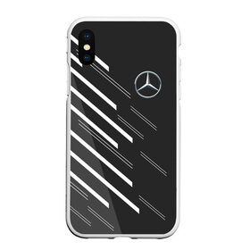 Чехол для iPhone XS Max матовый с принтом MERCEDES BENZ SPORT в городе Новоалтайск, Силикон | Область печати: задняя сторона чехла, без боковых панелей | amg | auto | mercedes | sport | авто | автомобиль | автомобильные | амг | бренд | марка | машины | мерседес | спорт