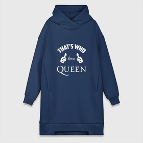 Платье-худи хлопок с принтом Вот кто любит Queen в городе Новоалтайск,  |  | loves | queen | quen | thats who | this girl | this guy | большие | брайан мэй | глэм | группа | квин | клас | класс | королева | куин | кулаки | ме | меркьюри | пальцы | поп | роджер тейлор | рок | руки | фредди | фреди | хард