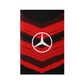 Обложка для паспорта матовая кожа с принтом Mercedes sport abstract 2018 в городе Новоалтайск, натуральная матовая кожа | размер 19,3 х 13,7 см; прозрачные пластиковые крепления | 
