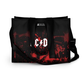 Сумка-шоппер 3D с принтом AC/DC в городе Новоалтайск, 100% полиэстер | застегивается на металлическую кнопку; внутренний карман застегивается на молнию. Стенки укреплены специальным мягким материалом, чтобы защитить содержимое от несильных ударов
 | ac dc | acdc | acdc ас дс | австралийская | ангус янг | асдс | блюз | группа | крис слэйд | метал | молния | музыка | музыканты | певцы | рок | рок н ролл | стиви янг | хард | хардрок | эксл роуз