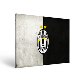 Холст прямоугольный с принтом Juventus FC в городе Новоалтайск, 100% ПВХ |  | juve | италия | клуб | фк | футбол | футбольный | ювентус