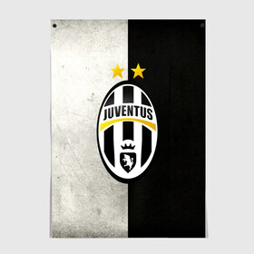 Постер с принтом Juventus FC в городе Новоалтайск, 100% бумага
 | бумага, плотность 150 мг. Матовая, но за счет высокого коэффициента гладкости имеет небольшой блеск и дает на свету блики, но в отличии от глянцевой бумаги не покрыта лаком | juve | италия | клуб | фк | футбол | футбольный | ювентус