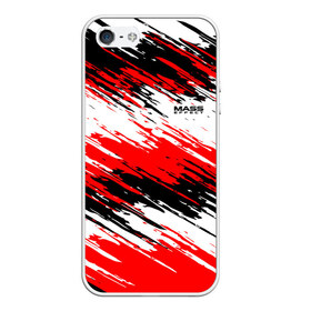 Чехол для iPhone 5/5S матовый с принтом Mass Effect в городе Новоалтайск, Силикон | Область печати: задняя сторона чехла, без боковых панелей | n7 | shepard | галактика | жнец | космос | краска | краски | масс | нормандия | планета | шепард | эффект