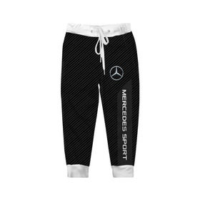Детские брюки 3D с принтом MERCEDES BENZ SPORT в городе Новоалтайск, 100% полиэстер | манжеты по низу, эластичный пояс регулируется шнурком, по бокам два кармана без застежек, внутренняя часть кармана из мелкой сетки | amg | auto | mercedes | авто | автомобиль | автомобильные | бренд | марка | машины | мерседес